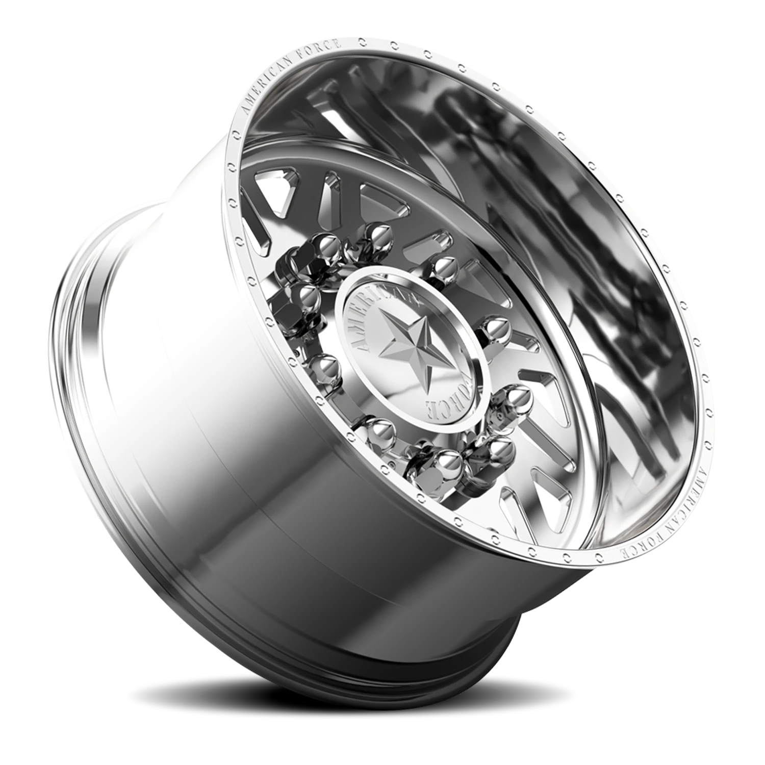 American Force 6H02 Siege SD Polished 26x16 -101 8x165.1mm 117mm - Wheelwiz