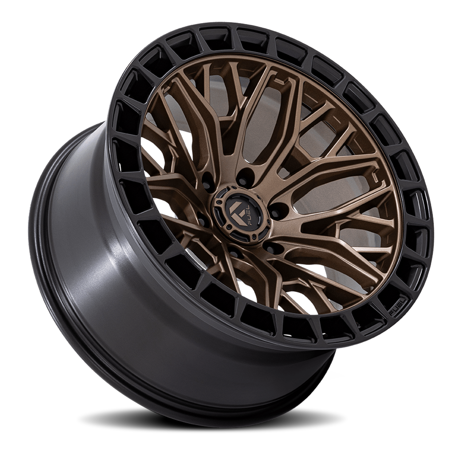 Fuel Offroad FC869 SIGMA Matte Bronze W/ Matte Black Lip 17x9 -12 5x127mm 71.5mm