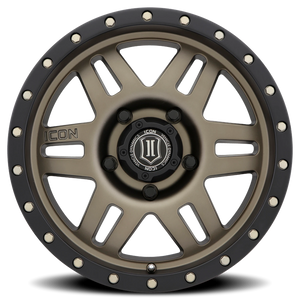 Icon Alloys Six Speed Bronze 17x8.5 -6 5x127mm 94mm
