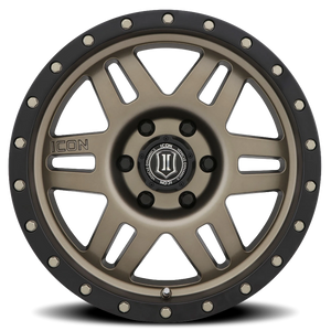 Icon Alloys Six Speed Bronze 17x8.5 +6 6x135mm 94mm
