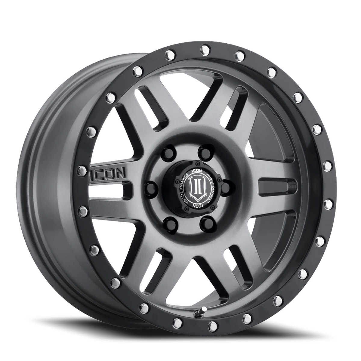 Icon Alloys Six Speed Gunmetal 17x8.5 0 6x139.7mm 108mm