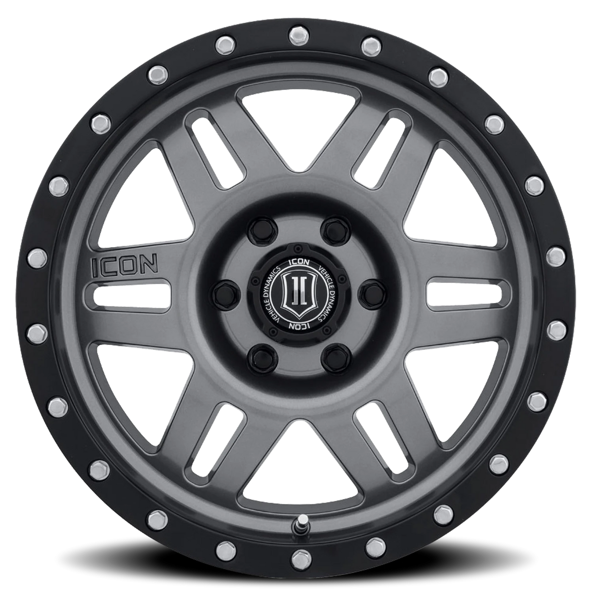 Icon Alloys Six Speed Gunmetal 17x8.5 0 6x139.7mm 108mm