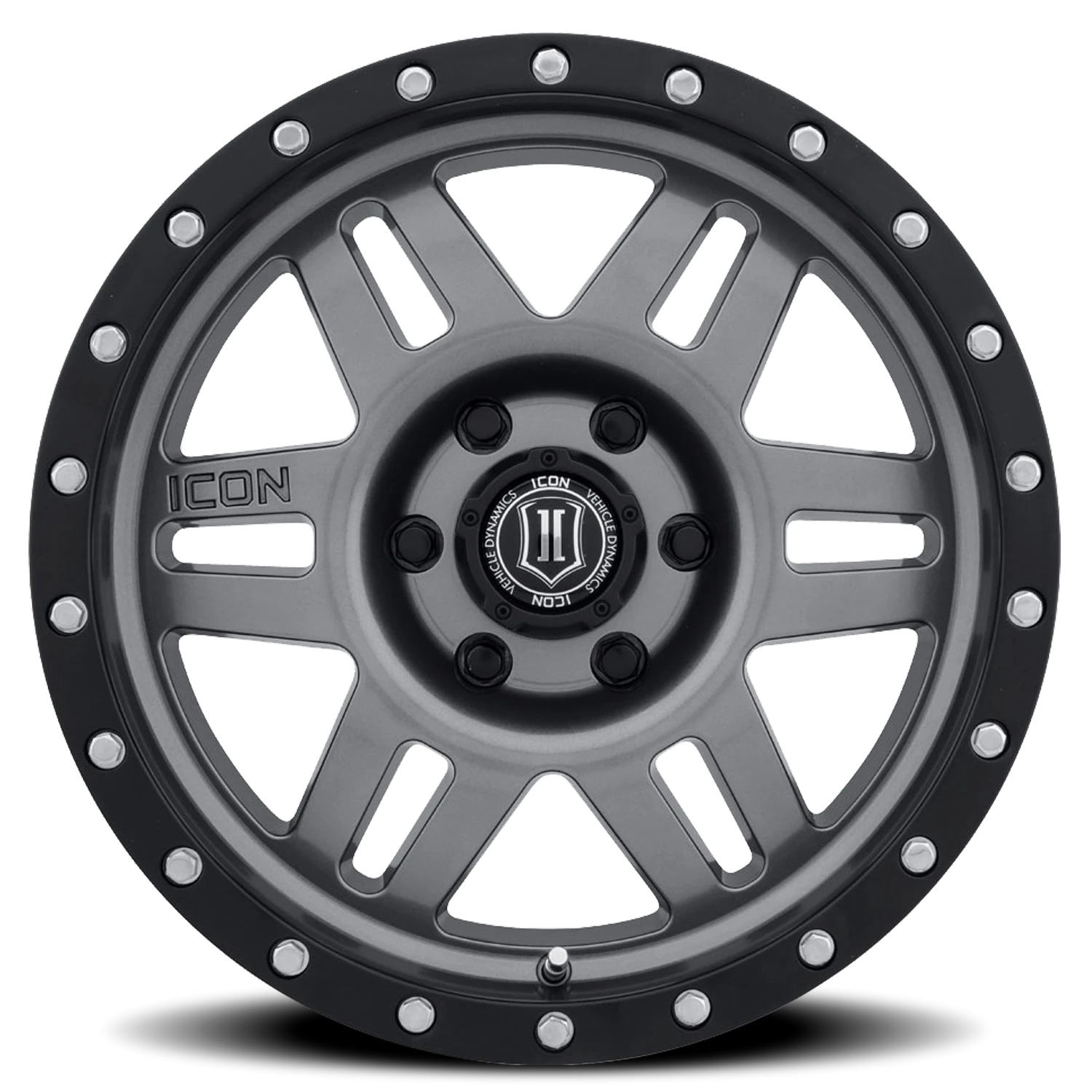 Icon Alloys Six Speed Gunmetal 17x8.5 0 6x139.7mm 108mm