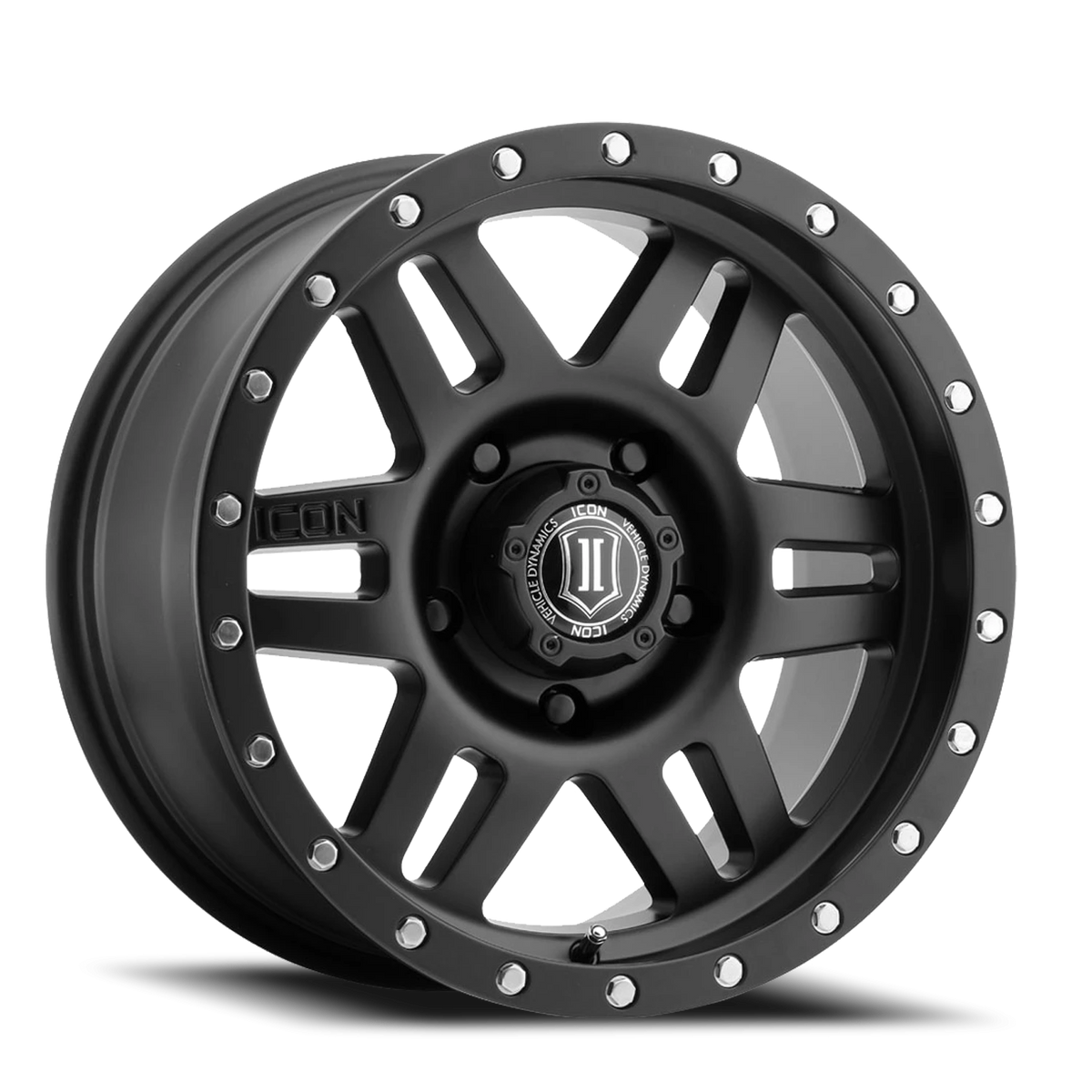 Icon Alloys Six Speed Satin Black 17x8.5 -6 5x127mm 94mm