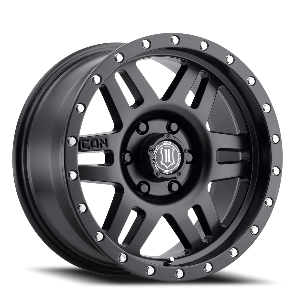 Icon Alloys Six Speed Satin Black 17x8.5 +6 6x135mm 94mm