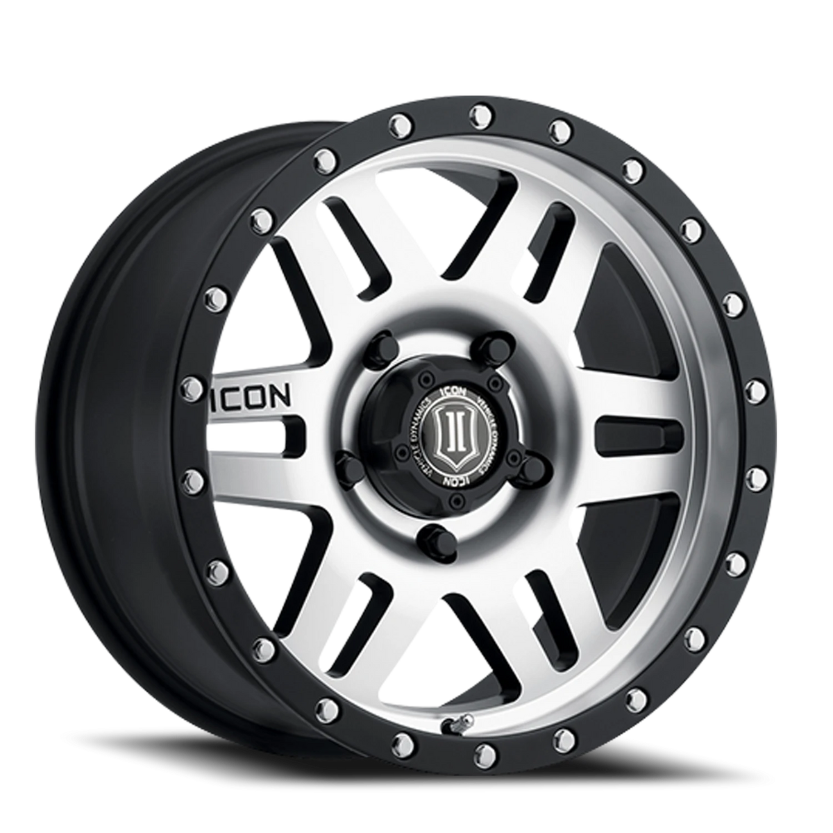 Icon Alloys Six Speed Satin Black W/ Machined 17x8.5 -6 5x127mm 94mm