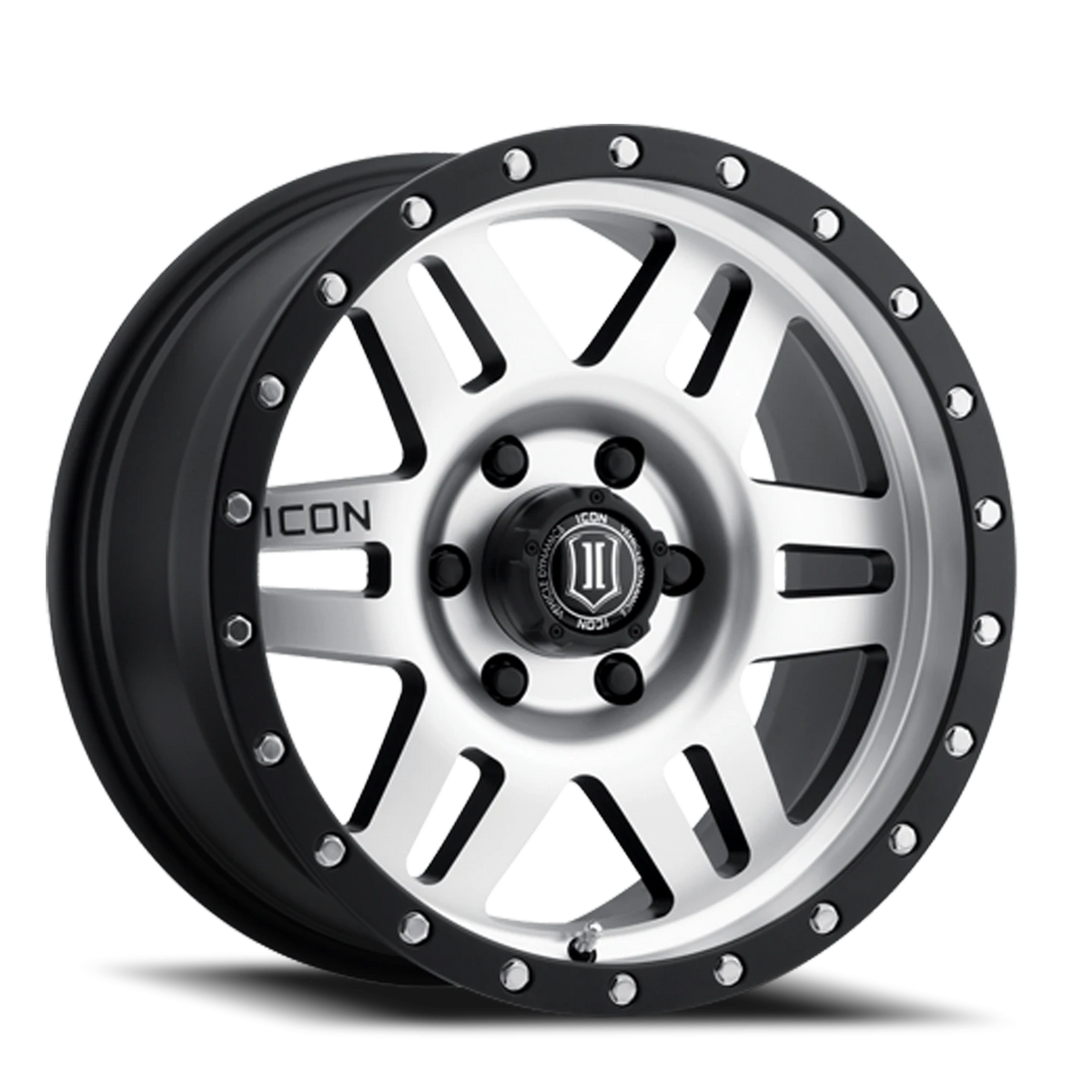 Icon Alloys Six Speed Satin Black W/ Machined 17x8.5 0 6x139.7mm 108mm