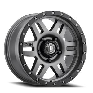 Icon Alloys Six Speed Titanium 17x8.5 -6 5x127mm 94mm