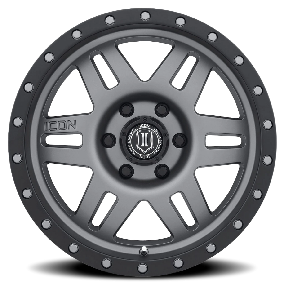 Icon Alloys Six Speed Titanium 17x8.5 0 6x139.7mm 108mm