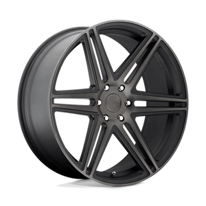 DUB S123 SKILLZ Matte Black Double Dark Tint 22x9.5 +30 6x135mm 87.1mm - Wheelwiz