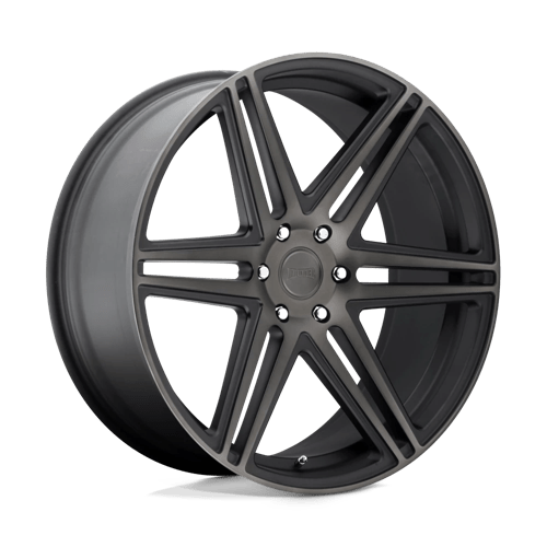 DUB S123 SKILLZ Matte Black Double Dark Tint 24x10 +30 6x139.7mm 78.1mm - Wheelwiz