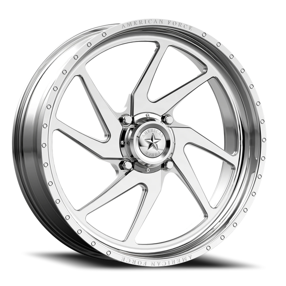 American Force K02 Sonic UTV Polished 22x7 0 4x137mm 172mm - Wheelwiz