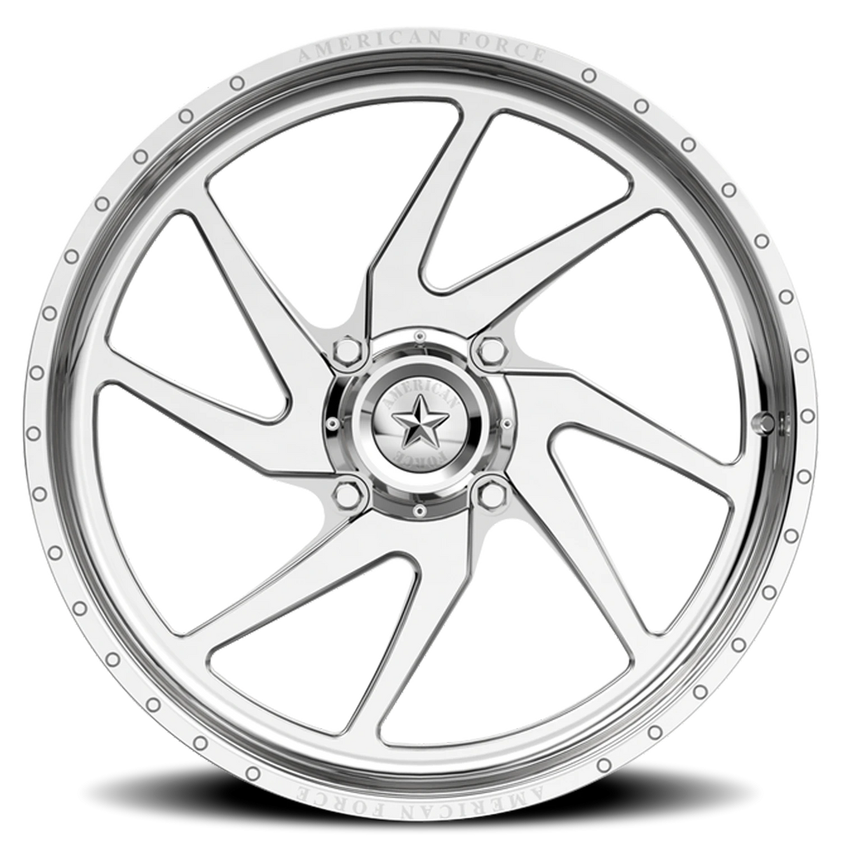 American Force K02 Sonic UTV Polished 22x7 0 4x137mm 172mm - Wheelwiz