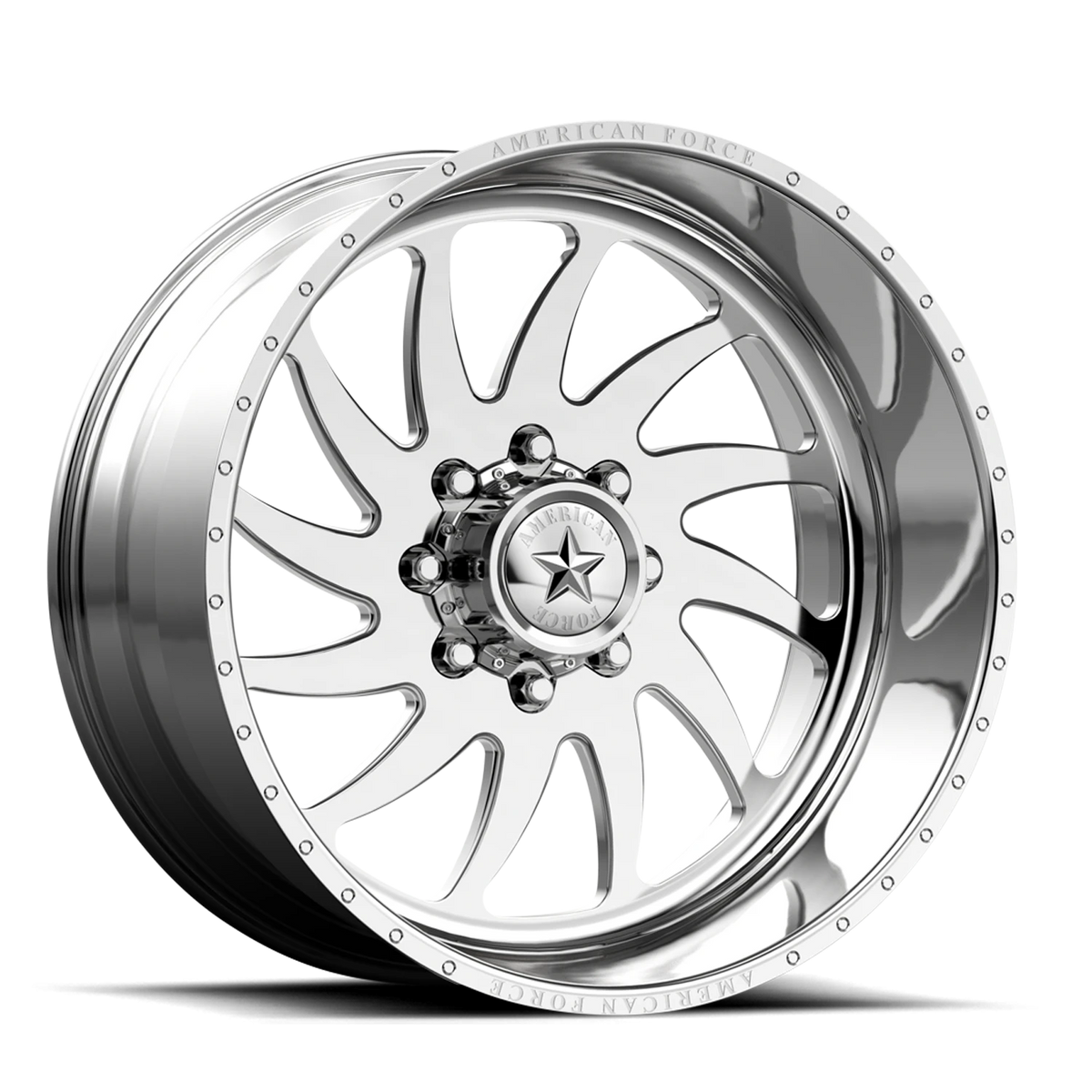 American Force H31 Spirit SS Polished 22x10 -25 6x139.7mm 77.8mm - Wheelwiz