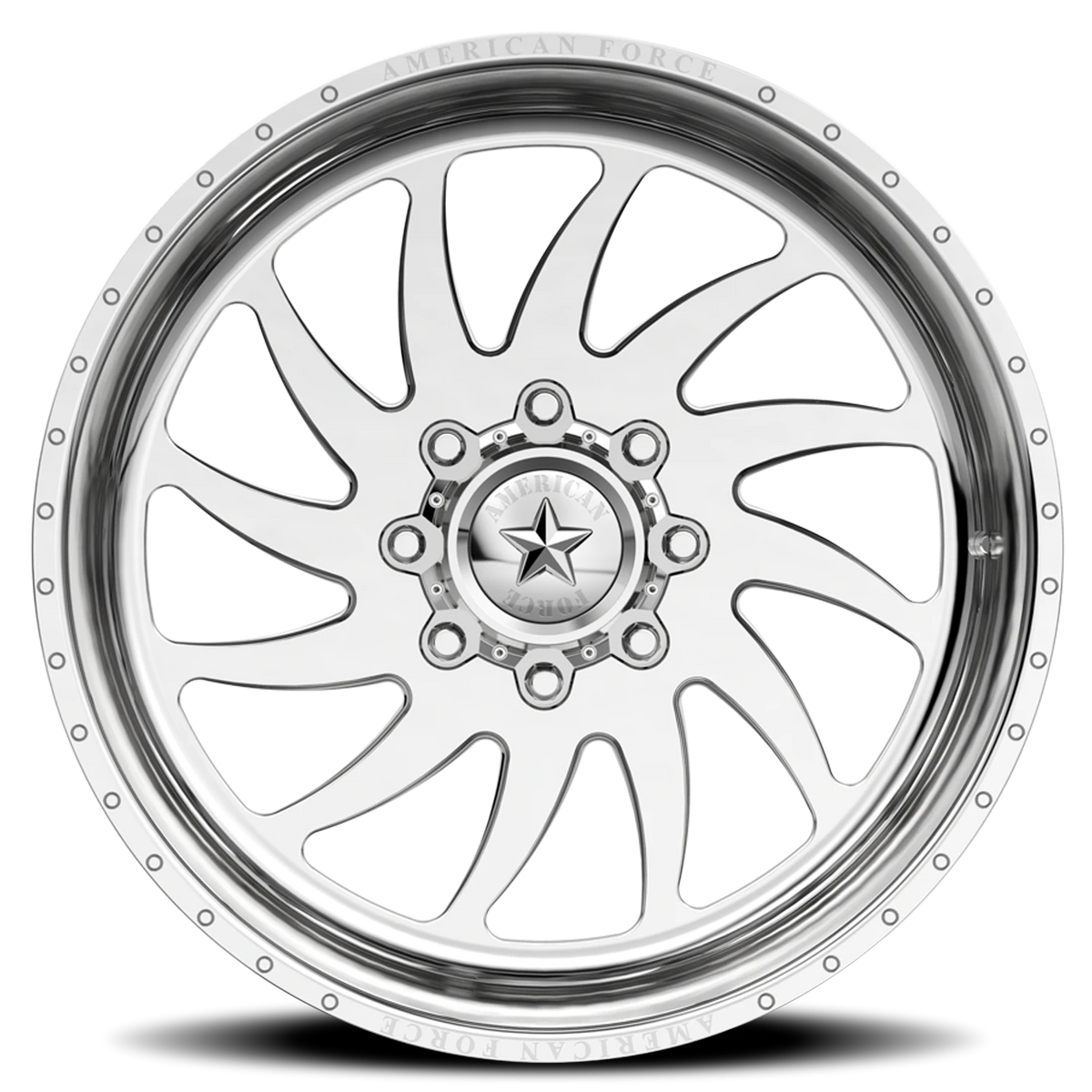 American Force H31 Spirit SS Polished 20x10 -25 8x165.1mm 117mm - Wheelwiz