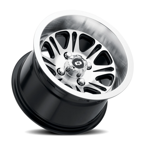 Vision Wheel 547 Gloss Black Mirror Machined Face 12x8 -10 4x101.6mm 74.6mm - Wheelwiz