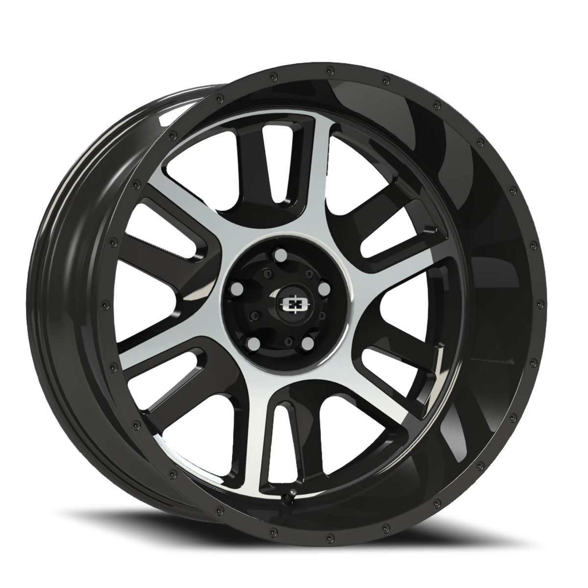 Vision Wheel 419 Gloss Black Machined Face 18x9 +18 5x114.3mm 83mm - Wheelwiz