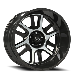 Vision Wheel 419 Gloss Black Machined Face 18x9 +18 5x114.3mm 83mm - Wheelwiz