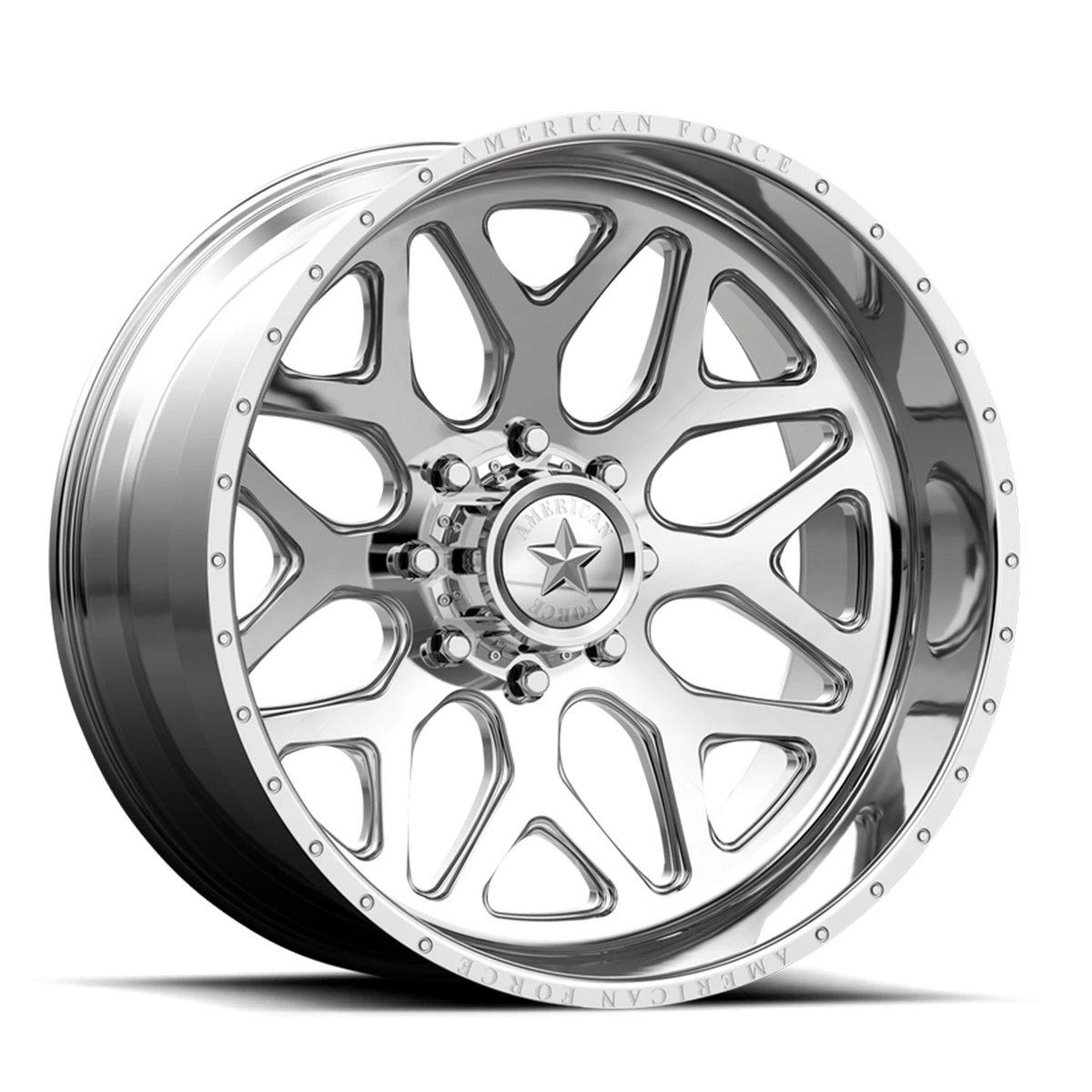 American Force CK08 Sprint CC Polished 22x12 -55 5x150mm 110mm - Wheelwiz