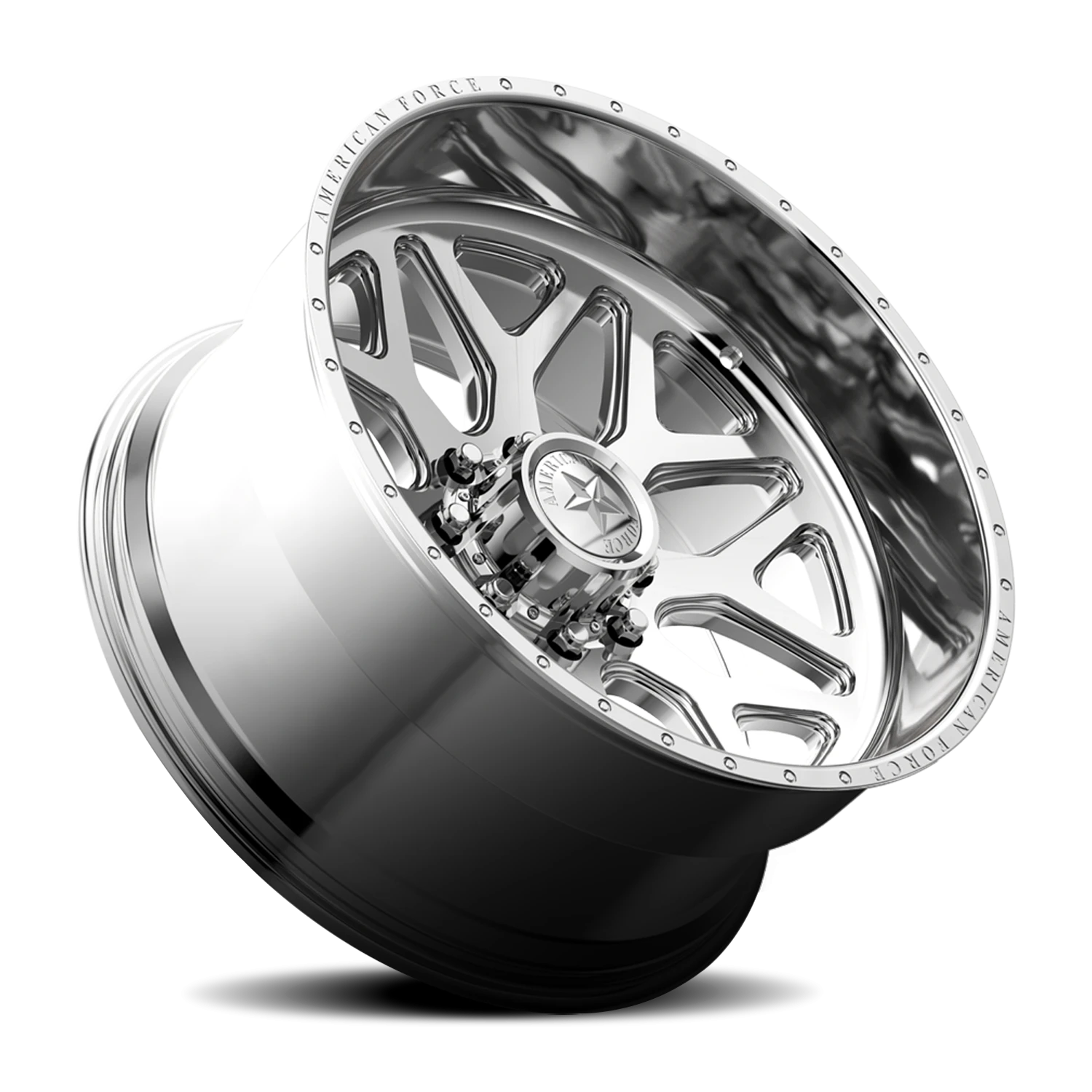 American Force CK08 Sprint CC Polished 24x14 -90 5x127mm 78.1mm - Wheelwiz