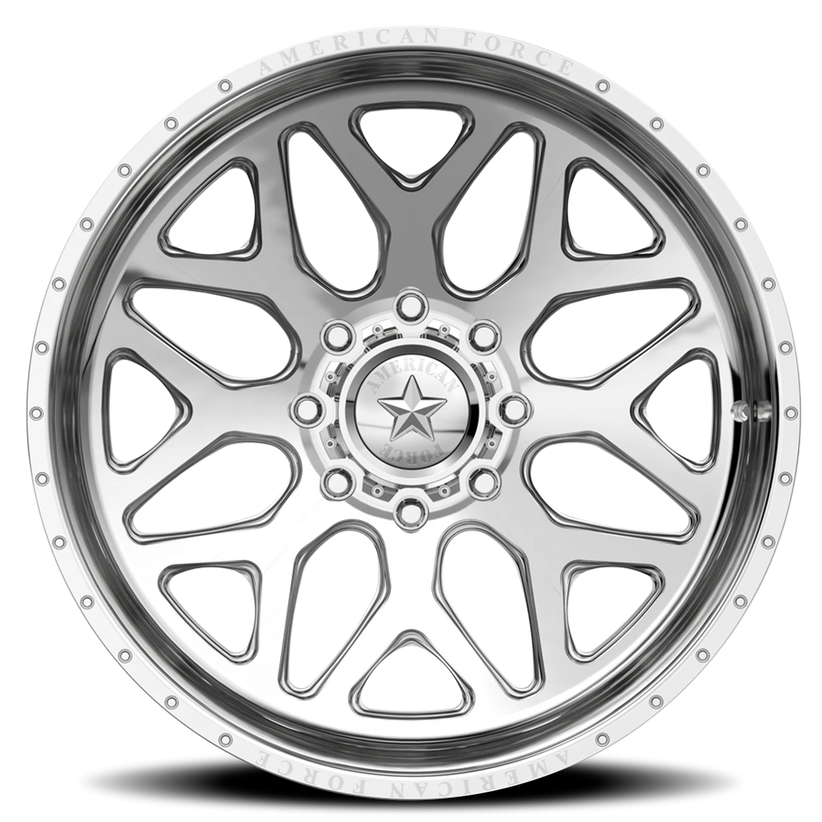 American Force CK08 Sprint CC Polished 22x14 -90 8x165.1mm 117mm - Wheelwiz
