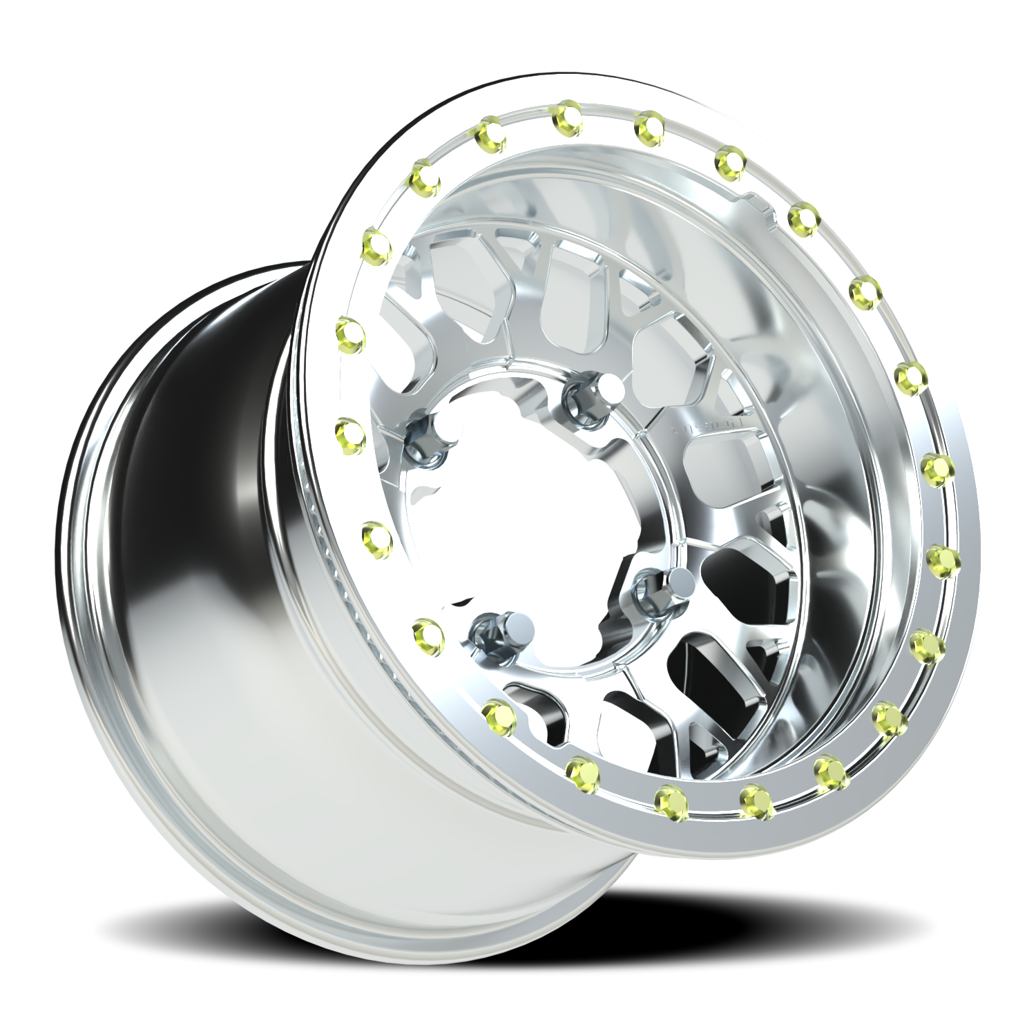 Vision Wheel 346 Polished 15x10 0 4x156mm 131.1mm - Wheelwiz