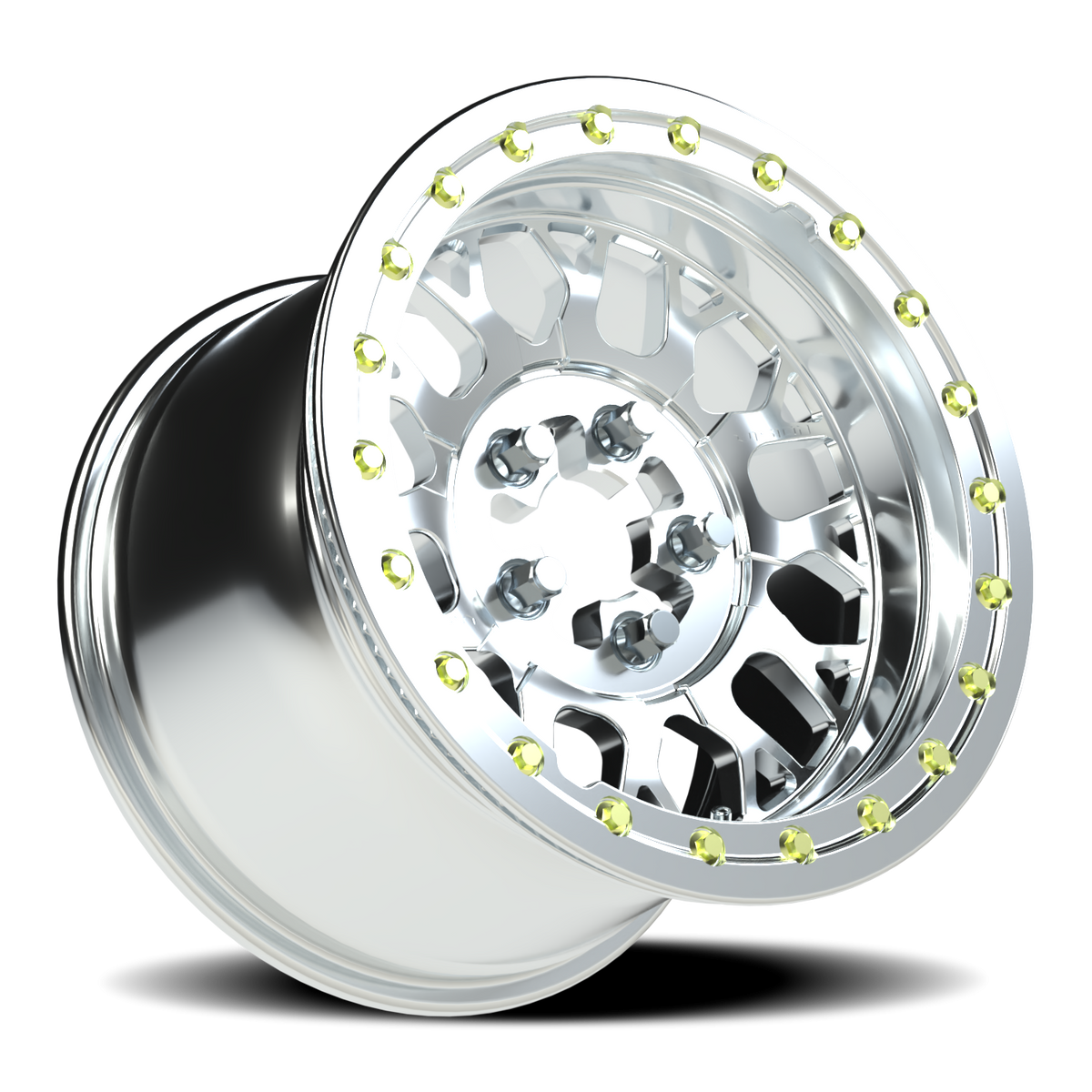 Vision Wheel 346 Polished 15x7 +38 5x114.3mm 68mm - Wheelwiz