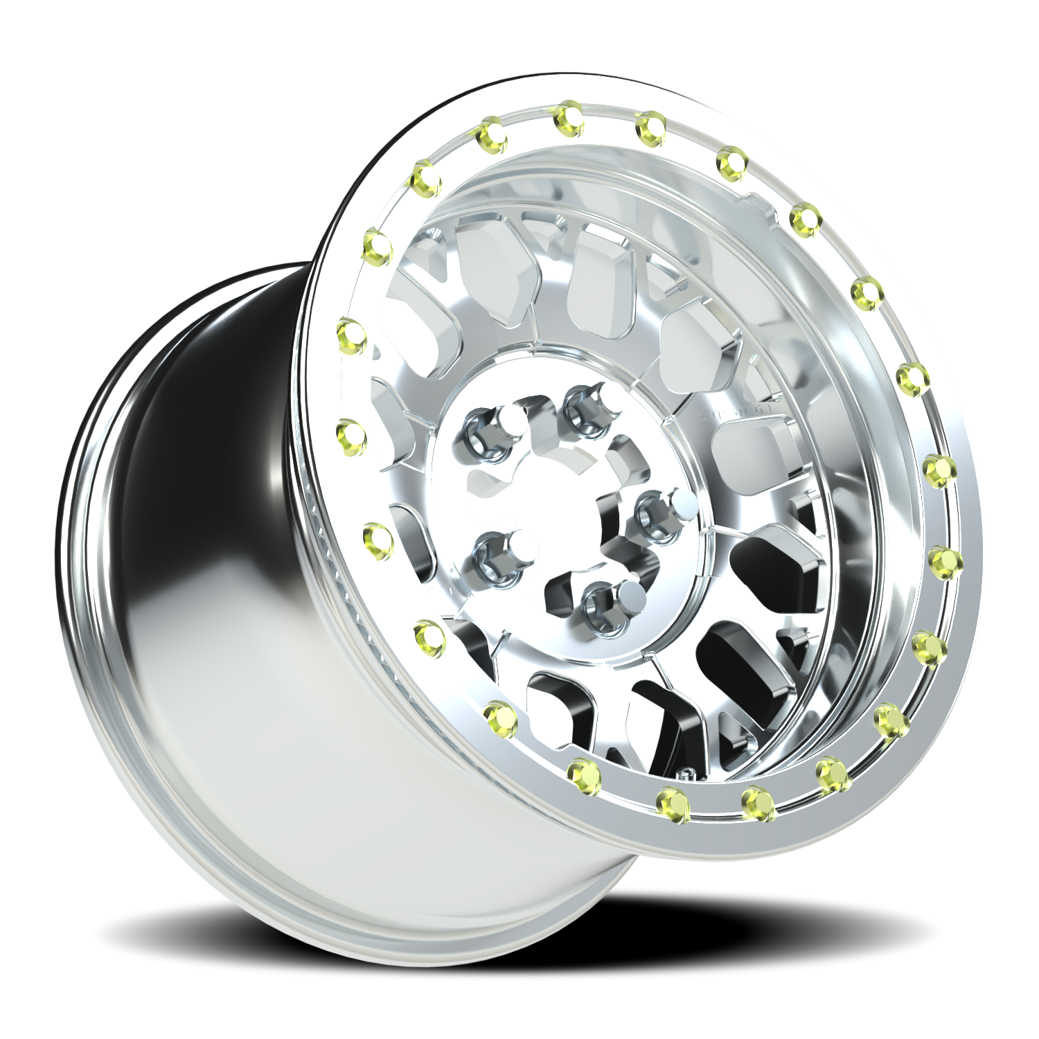 Vision Wheel 346 Polished 15x7 +61 5x114.3mm 68mm - Wheelwiz