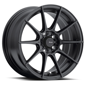 Advanti Storm S1 Matte Black 17x8 +35 4x100mm 73.1mm - Wheelwiz