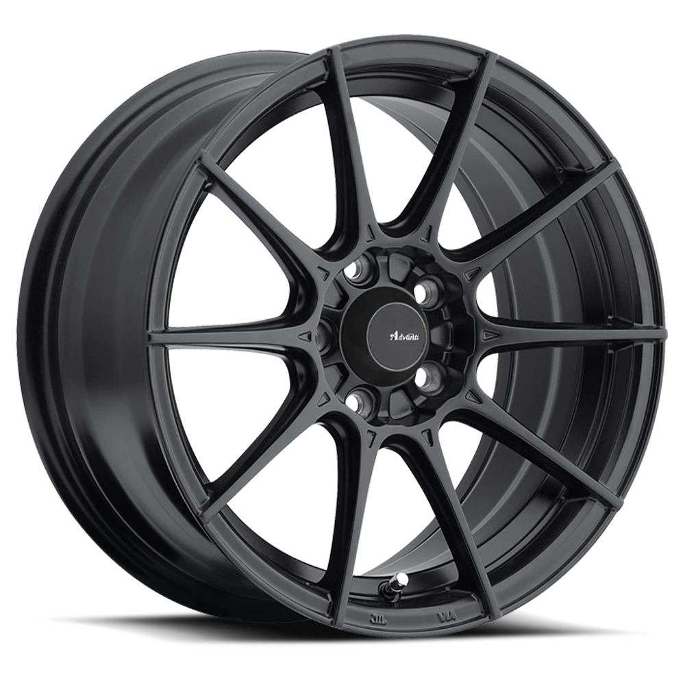 Advanti Storm S1 Matte Black 17x9 +35 5x112mm 66.6mm - Wheelwiz