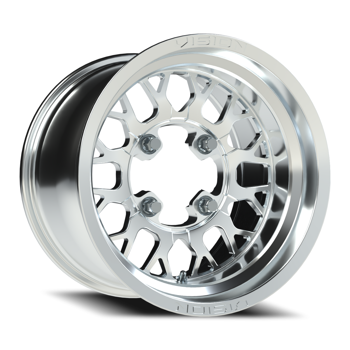 Vision Wheel 346 Polished 15x7 +38 4x136mm 110.5mm - Wheelwiz