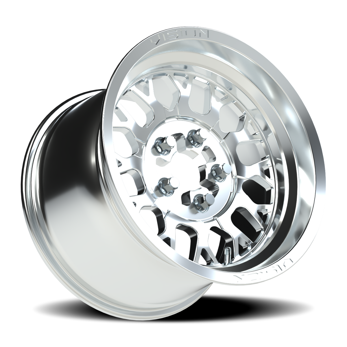 Vision Wheel 346 Polished 15x7 +61 5x114.3mm 68mm - Wheelwiz