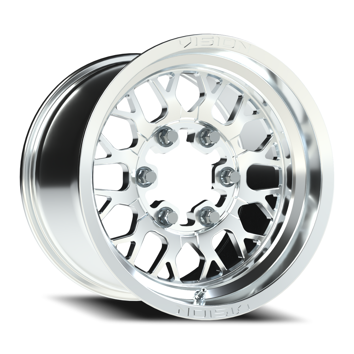 Vision Wheel 346 Polished 15x6 +51 6x139.7mm 110mm - Wheelwiz