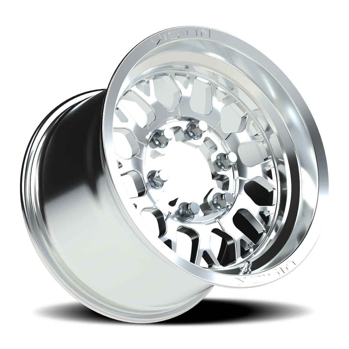 Vision Wheel 346 Polished 15x6 +51 6x139.7mm 110mm - Wheelwiz