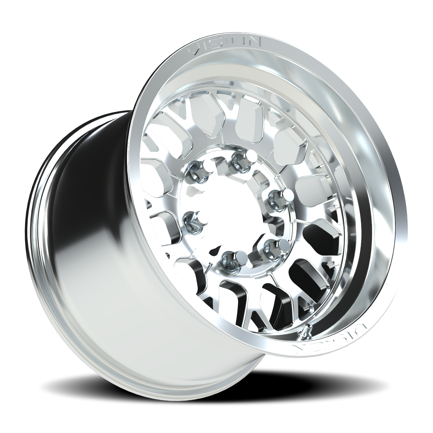 Vision Wheel 346 Polished 15x6 +51 6x139.7mm 110mm - Wheelwiz