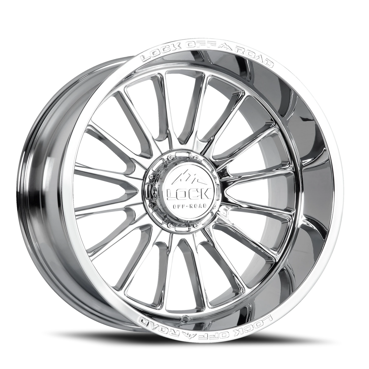Lock Offroad Striker Chrome 22x12 -44 5x127|5x139.7mm 87.1mm