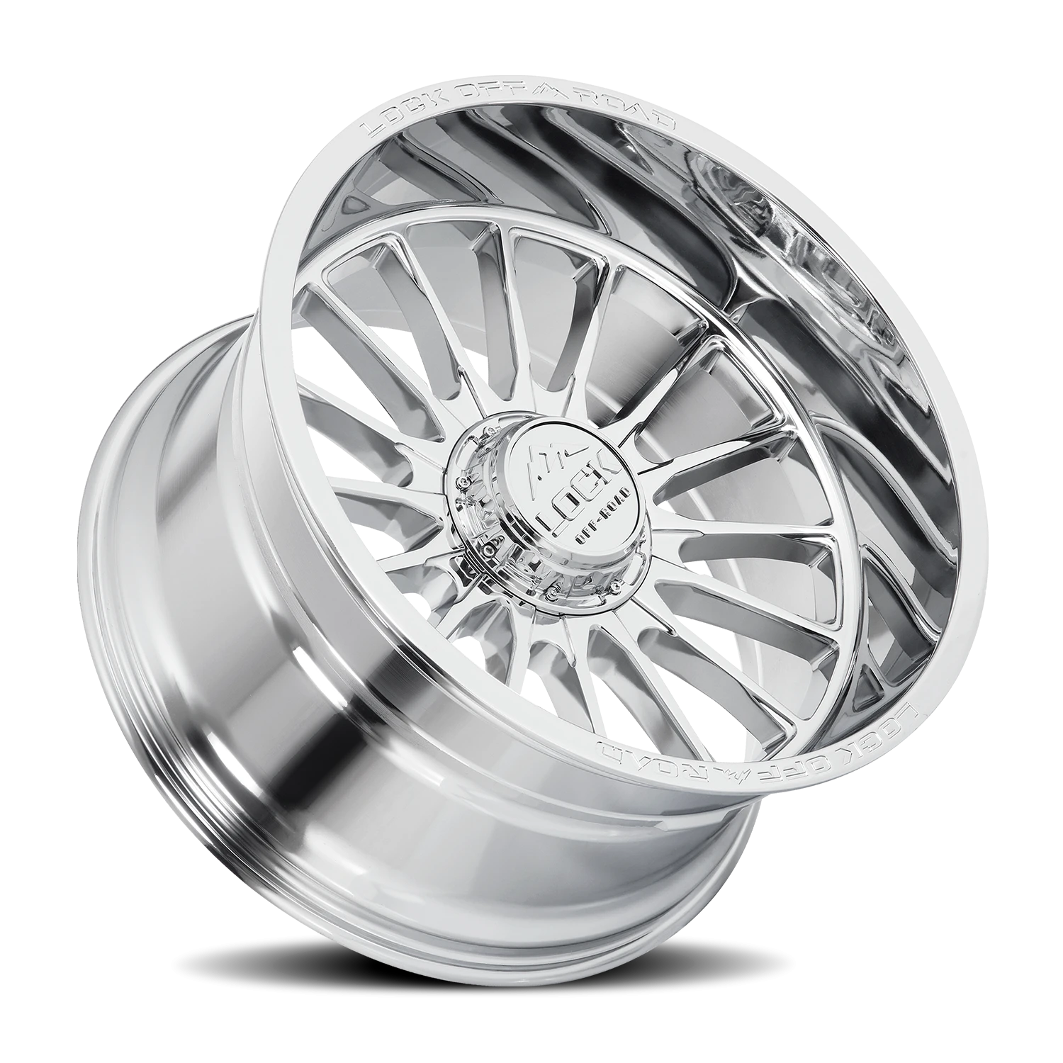 Lock Offroad Striker Chrome 22x12 -44 5x127|5x139.7mm 87.1mm
