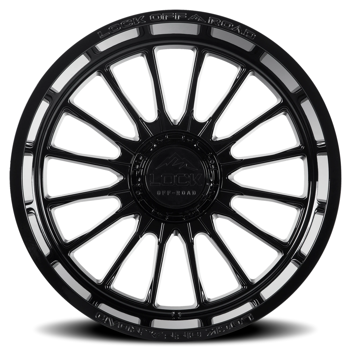Lock Offroad Striker Gloss Black 22x10 -18 5x127|5x139.7mm 87.1mm