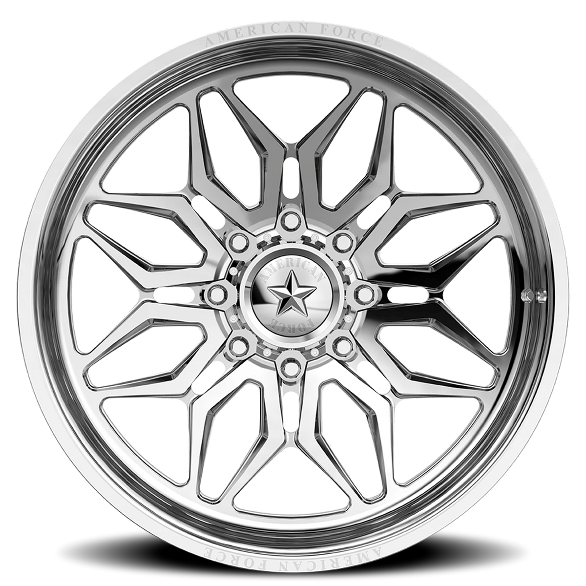 American Force CKH43 Stunner CC Polished 20x12 -55 5x127mm 78.1mm - Wheelwiz