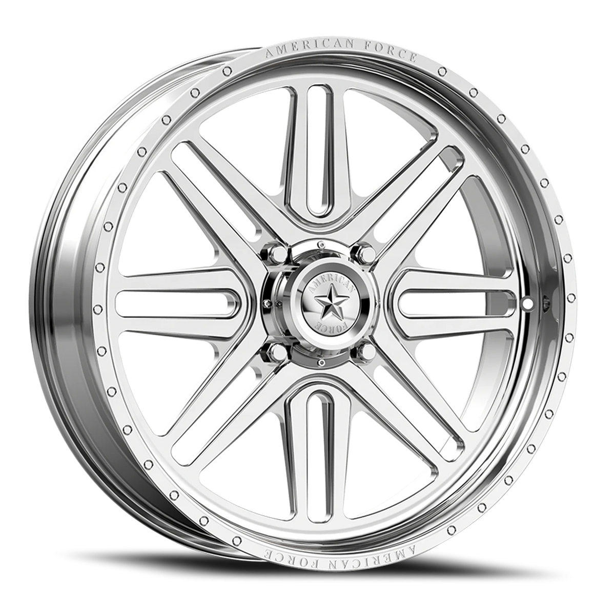 American Force K01 Summit UTV Polished 22x7 0 4x137mm 172mm - Wheelwiz