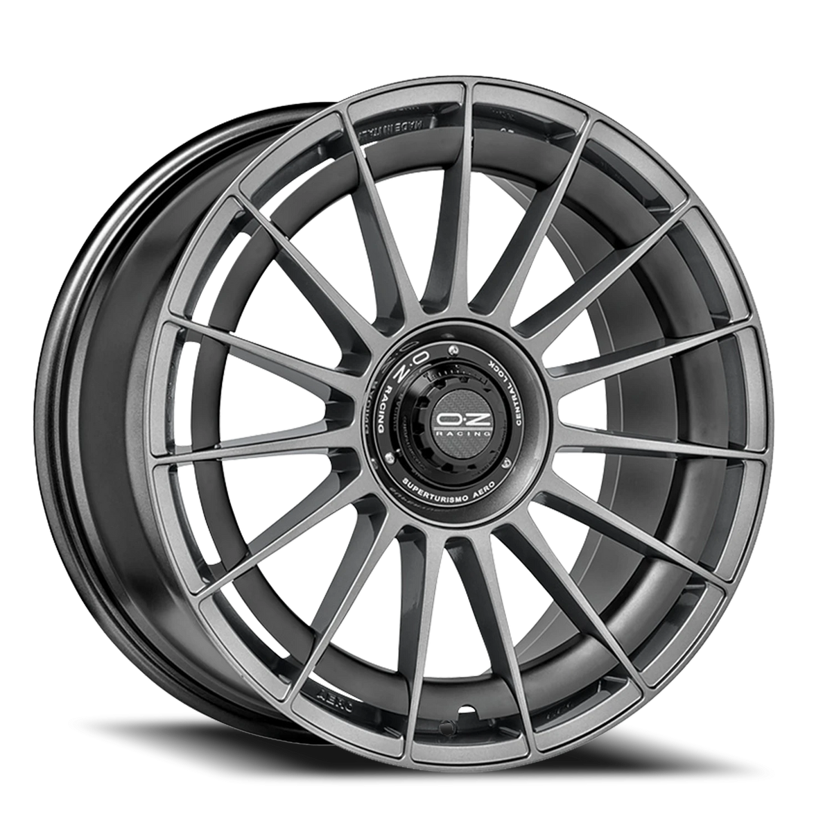 OZ Racing Superturismo Aero Gloss Star Graphite 19x8.5 +35 5x114.3mm 75mm - Wheelwiz