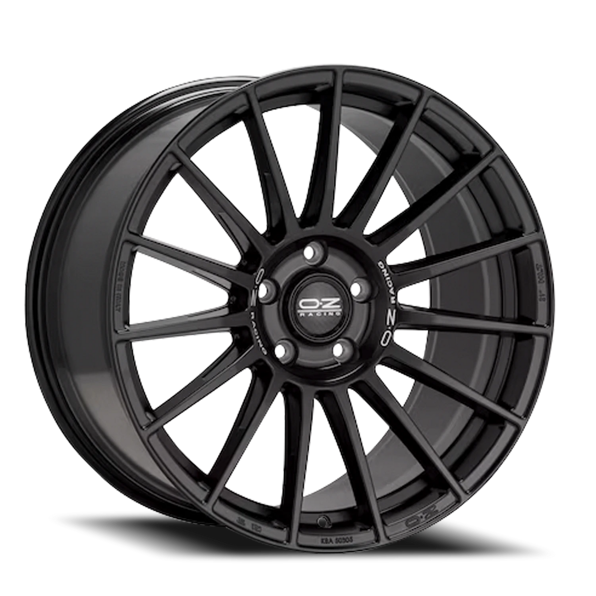 OZ Racing Superturismo Dakar Matte Black W/ Silver Lettering 21x9 +35 5x120mm 79mm - Wheelwiz