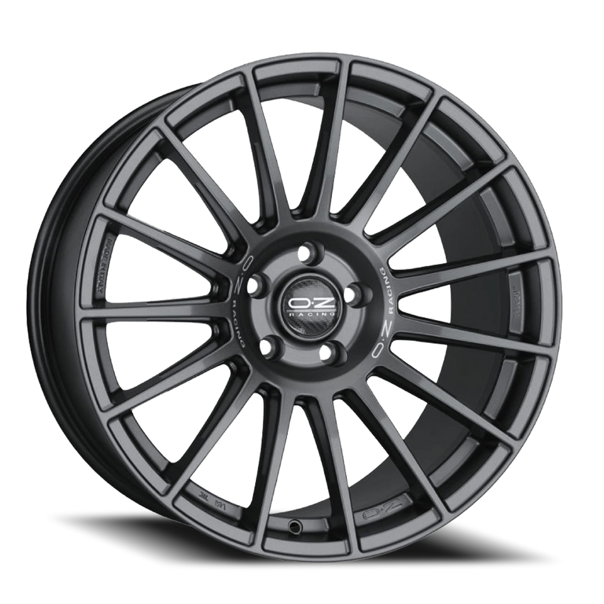 OZ Racing Superturismo Dakar Matte Graphite W/ Silver Lettering 21x9.5 +55 5x130mm 71.56mm - Wheelwiz