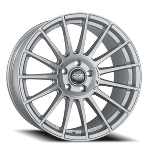 OZ Racing Superturismo Dakar Matte Race Silver W/ Black Lettering 21x11.5 +38 5x120mm 79mm - Wheelwiz