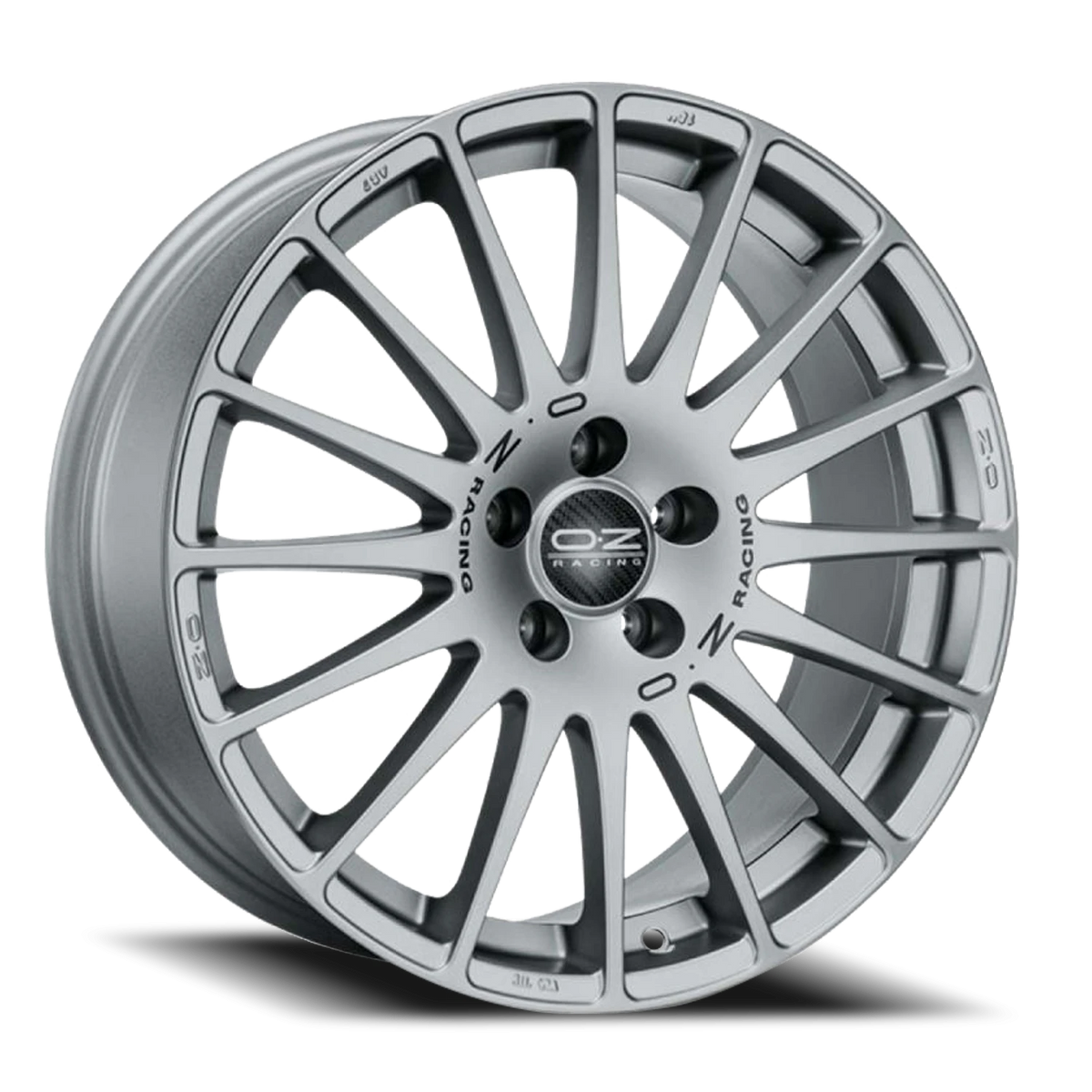 OZ Racing Superturismo Grigio Corsa W/ Black Lettering 18x7 +42 4x100mm 68mm - Wheelwiz