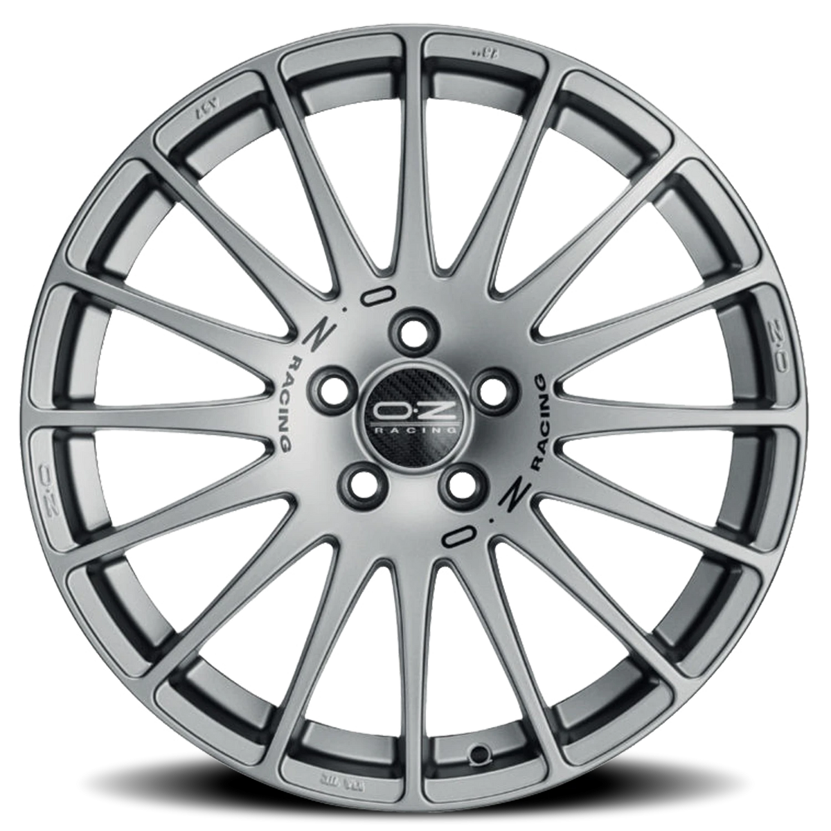 OZ Racing Superturismo Grigio Corsa W/ Black Lettering 18x8 +35 5x100mm 68mm - Wheelwiz