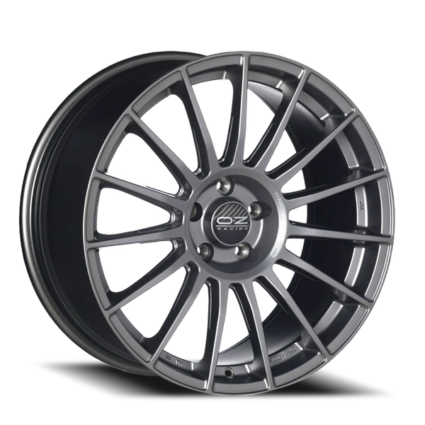 タイヤ・ホイール OZ Racing Superturismo LM OZ Racing Superturismo LM Matte Graphite W/ Silver Lettering 18x8
