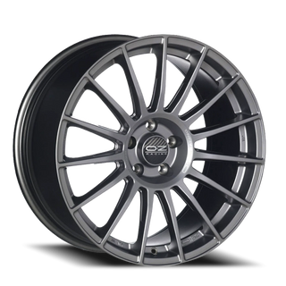 OZ Racing Superturismo LM Matte Graphite W/ Silver Lettering 19x8.5 +44 5x112mm 75mm