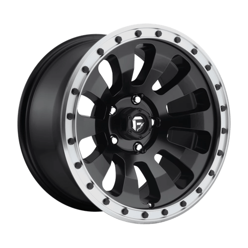 Fuel Offroad D629 TACTIC Matte Black Machined Ring 17x9 -12 5x127mm 78.1mm - Wheelwiz