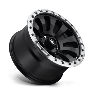 Fuel Offroad D629 TACTIC Matte Black Machined Ring 17x9 -12 5x127mm 78.1mm - Wheelwiz